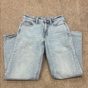 Old Navy Blue Straight Leg Jeans Timeless Style